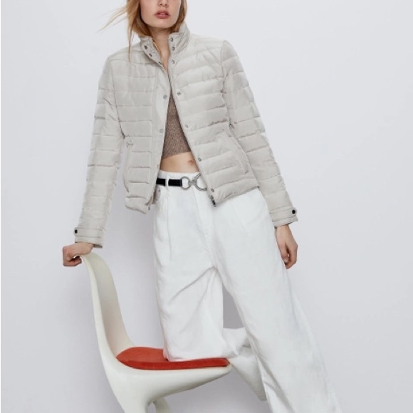 Zara lightweight puffer jacket comfortemp Freudenberg high